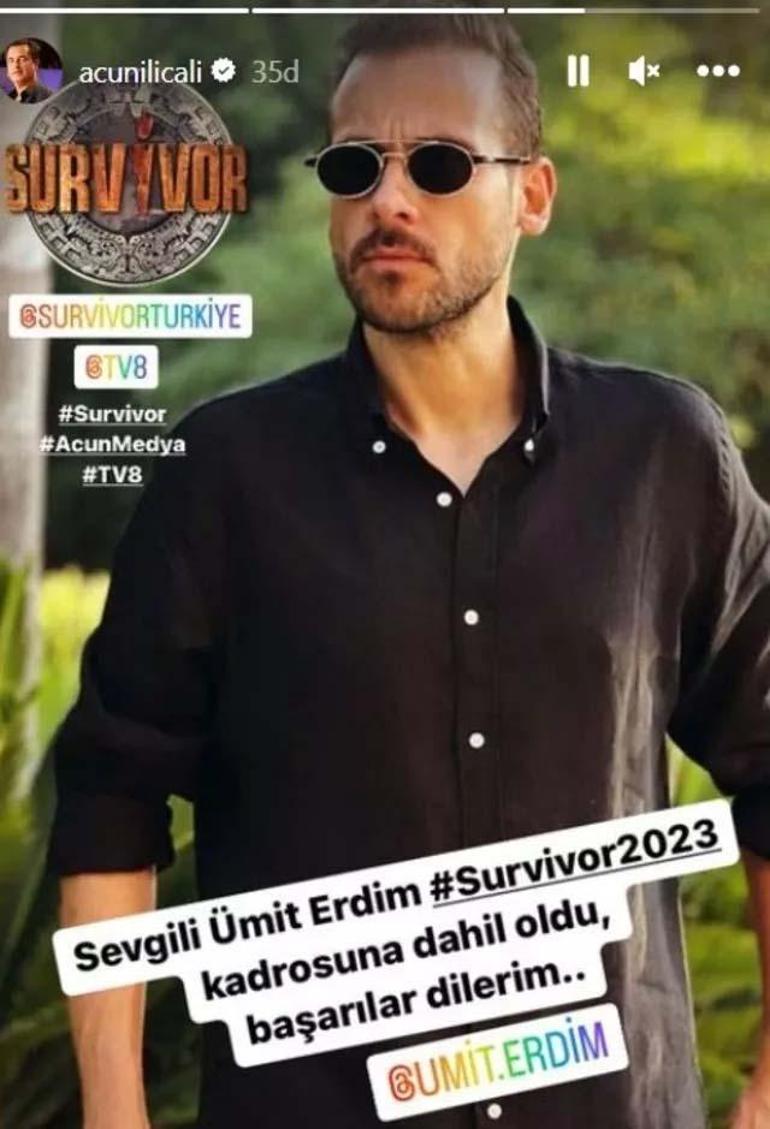 Ümit Erdim kimdir, kaç yaşında, nereli Survivor 2023 ikinci yarışmacısı oyuncu Ümit Erdimin filmleri ve TV dizileri neler