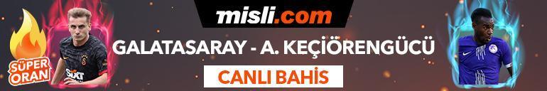 Galatasaray -  Ankara Keçiörengücü maçı Tek Maç ve Canlı Bahis seçenekleriyle Misli.com’da