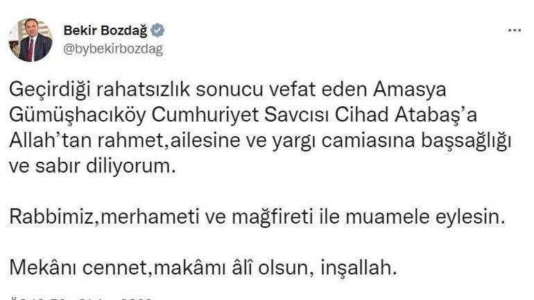 Amasyada savcı evinde ölü bulundu