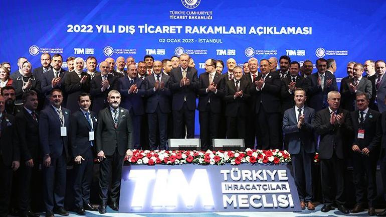 İhracatta tarihi rekor Cumhurbaşkanı Erdoğan yeni hedefi açıkladı