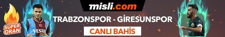 Trabzonspor - Giresunspor maçı Tek Maç ve Canlı Bahis seçenekleriyle Misli.com’da