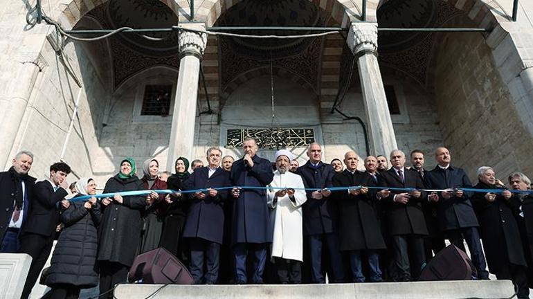 Cumhurbaşkanı Erdoğan, Yeni Camii açılışını yaptı