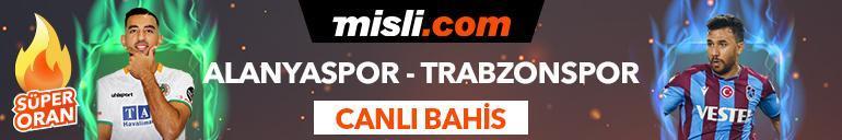 Alanyaspor - Trabzonspor maçı Tek Maç ve Canlı Bahis seçenekleriyle Misli.com’da