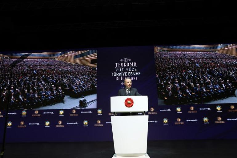 Cumhurbaşkanı Erdoğandan esnafa yeni müjde: 150 milyar liraya çıkartıyoruz