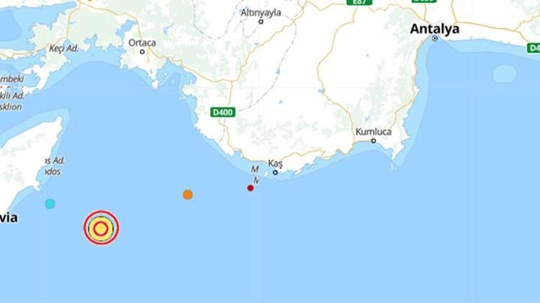 Akdeniz açıklarında 5.4 büyüklüğünde deprem Saniyeler önce gelen mesaj gündem oldu