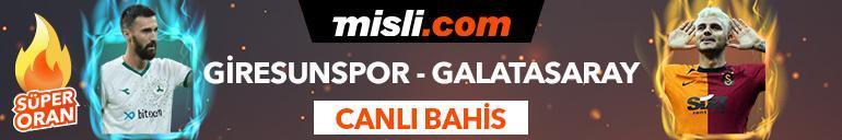 Giresunpor - Galatasaray maçı Tek Maç ve Canlı Bahis seçenekleriyle Misli.com’da