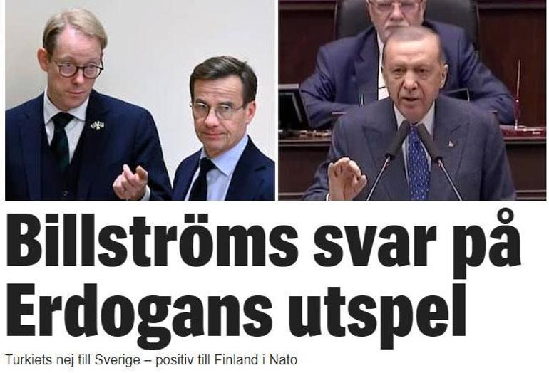 Cumhurbaşkanı Erdoğanın sözleri İsveçte soğuk duş etkisi yarattı: Boşuna uğraşma İsveç
