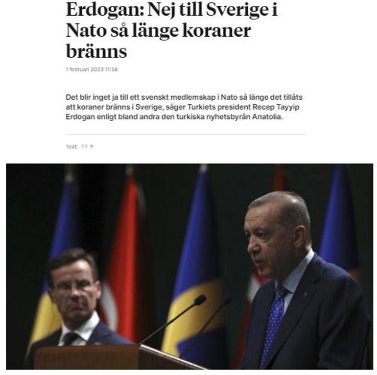 Cumhurbaşkanı Erdoğanın sözleri İsveçte soğuk duş etkisi yarattı: Boşuna uğraşma İsveç