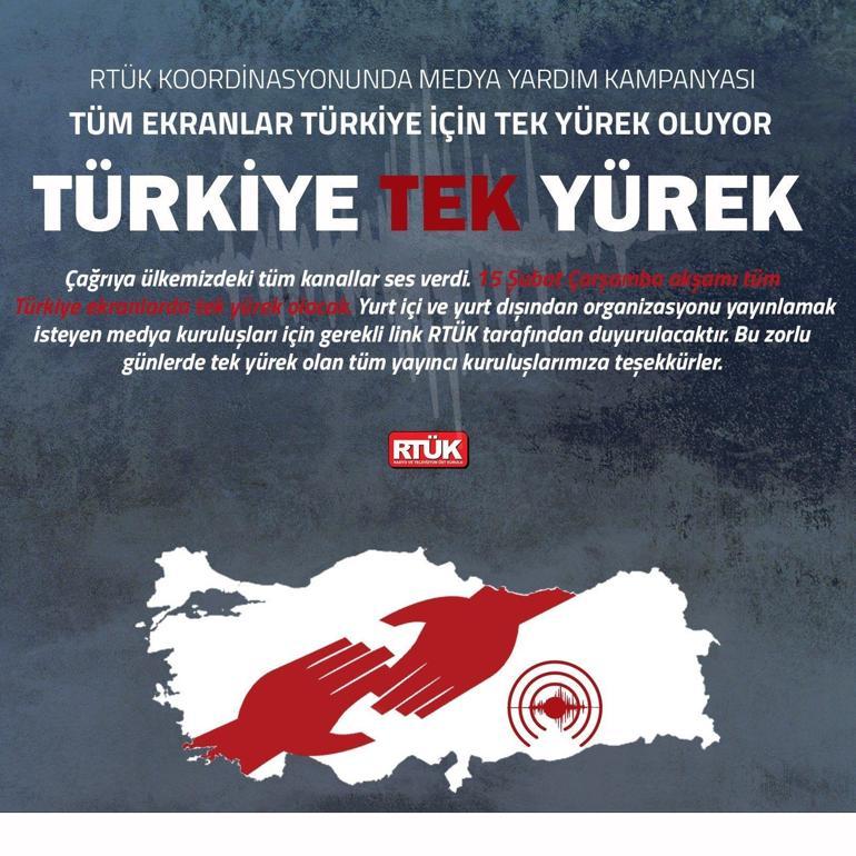 Türkiye Tek Yürek yardım kampanyası