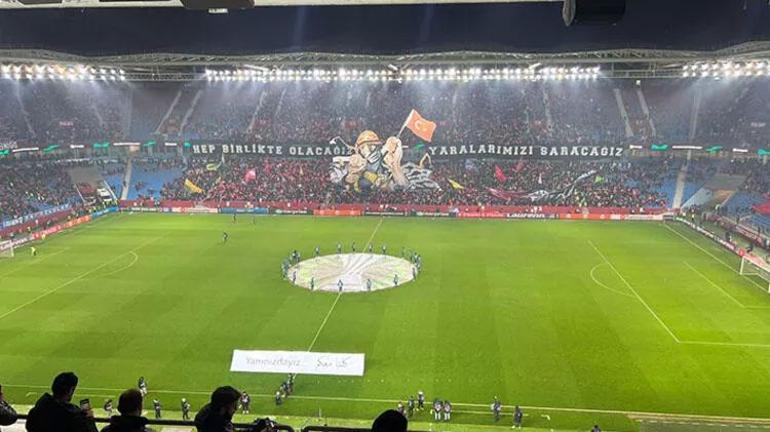 Avrupa Trabzonspor taraftarlarının açtığı pankartı konuşuyor: Bu koreografi derinin altına işliyor