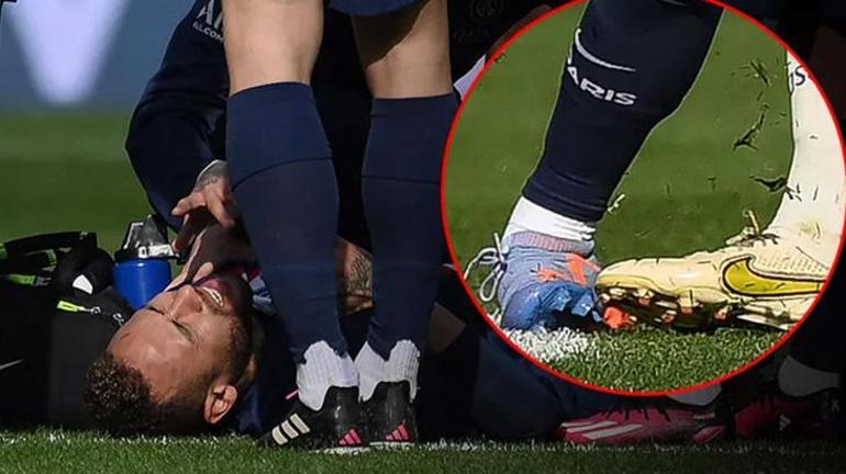PSG - Lille maçında Neymar şoku Sedyeyle oyundan alındı