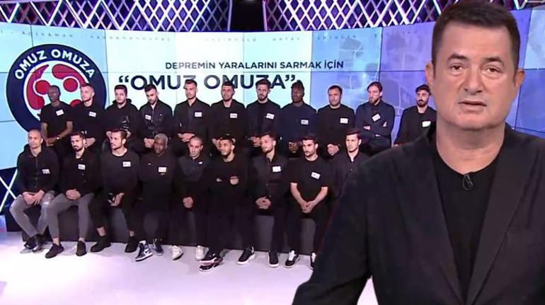 Türk futbol ailesi depremzedeler için Omuz Omuza