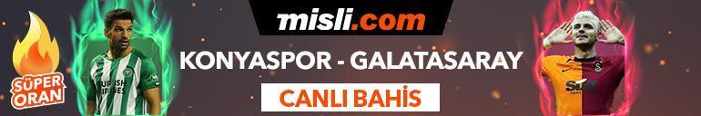 Konya - Galatasaray maçı Tek Maç ve Canlı Bahis seçenekleriyle Misli.com’da