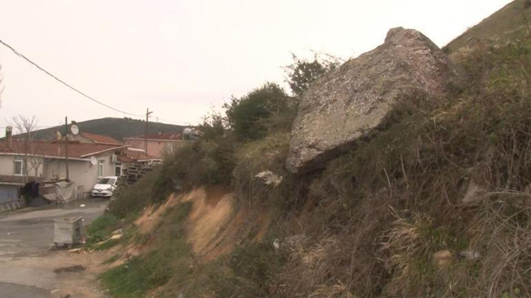 İstanbul’da dev kaya kabusu Parça parça düşüyor: Tedirginiz