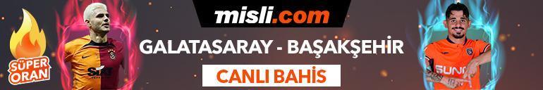 Galatasaray - Başakşehir maçı Tek Maç ve Canlı Bahis seçenekleriyle Misli.com’da