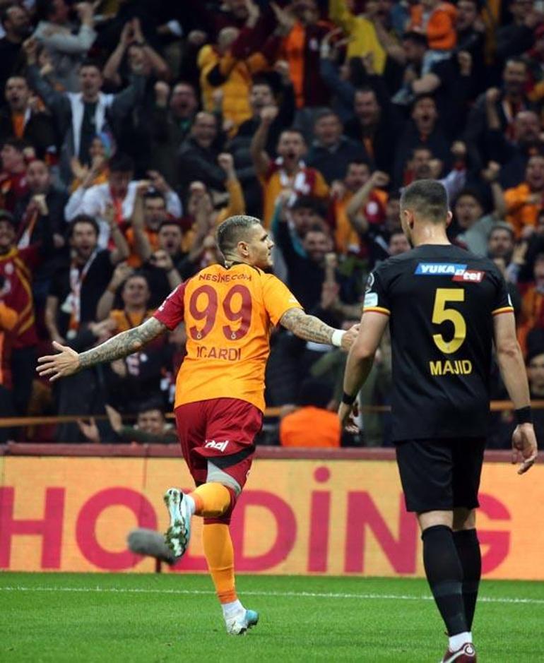 Lider Galatasaray, Kayserisporu 6 golle geçti