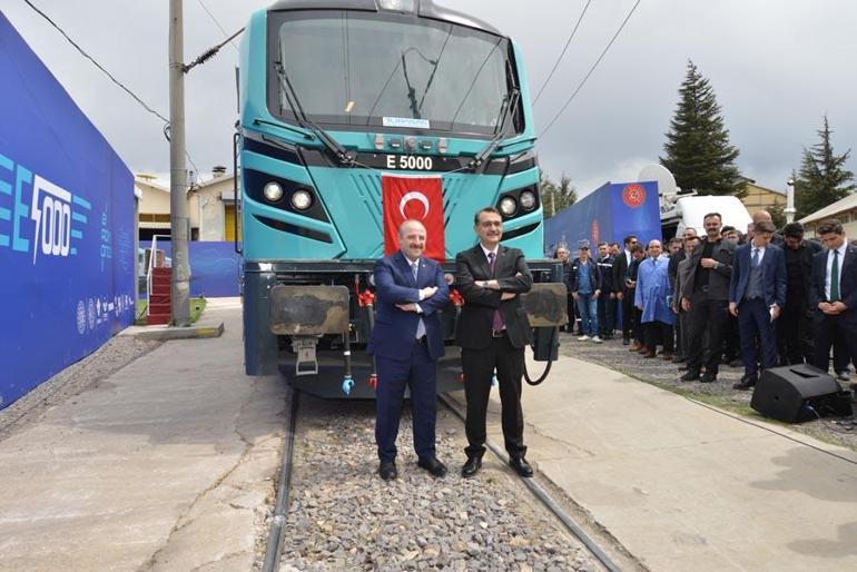 Türkiyede bir ilk Bakan Varank: Ülkemizin ilk elektrikli lokomotifi, Türkiye Yüzyılının nişanelerinden bir tanesi olacak