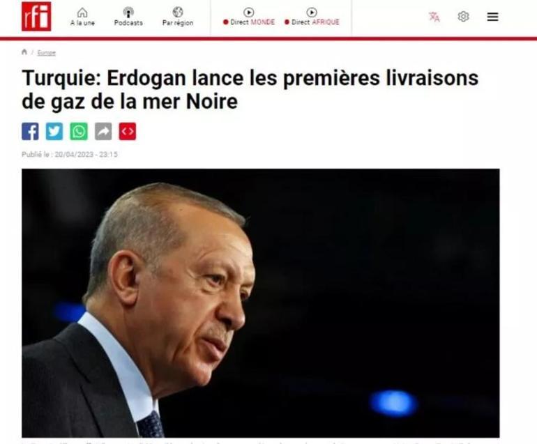 Karadeniz gazı dünya medyasında Erdoğanın kampanyası bir güç gösterisi