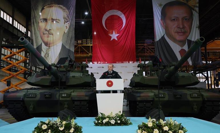 Yeni Altay tankı TSKya teslim edildi Cumhurbaşkanı Erdoğan: Hedefimizi tam bağımsız savunma sanayii olarak belirledik