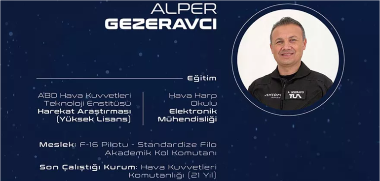 Alper Gezeravcı kimdir Türkiyenin ilk uzay yolcusu Alper Gezeravı kaç yaşında, nereli, hangi görevlerde bulundu