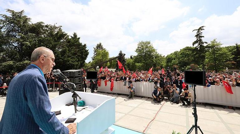Cumhurbaşkanı Erdoğan: Yarın sandıkta darbeler döneminin bittiğinin müjdesini duyurmak için sabırsızlanıyoruz