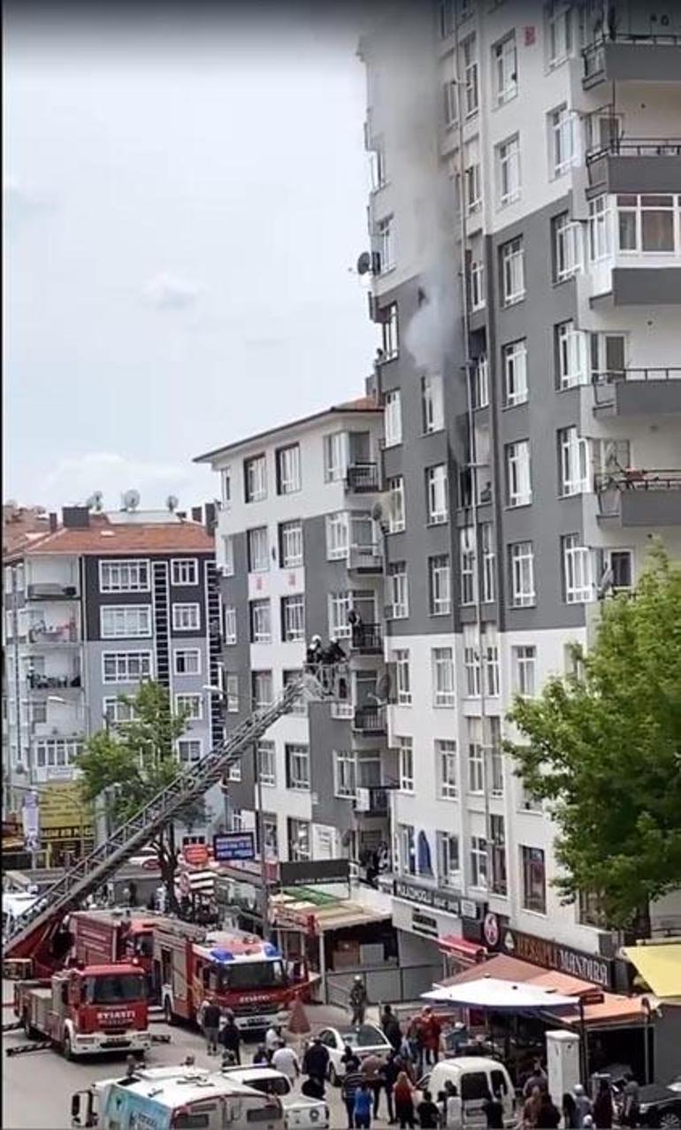 Ankarada apartmanda yangın; 1 kişi öldü, 4 kişi dumandan etkilendi
