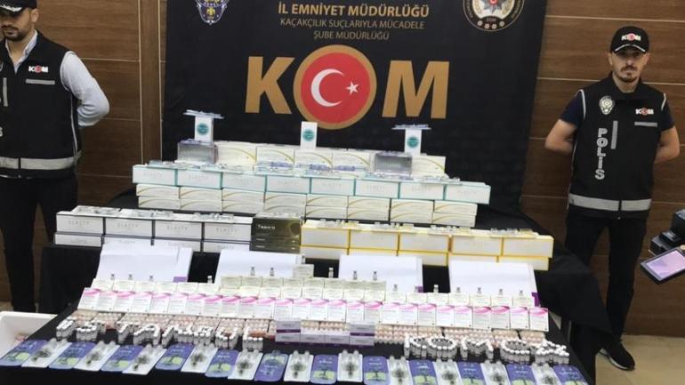 İstanbulda 4 milyon 500 bin lira değerinde kaçak botoks ilacı ele geçirildi