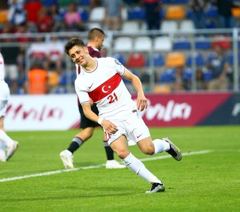 Letonya-Türkiye maçına Abdülkerim Bardakçı ile Arda Güler damgasını vurdu