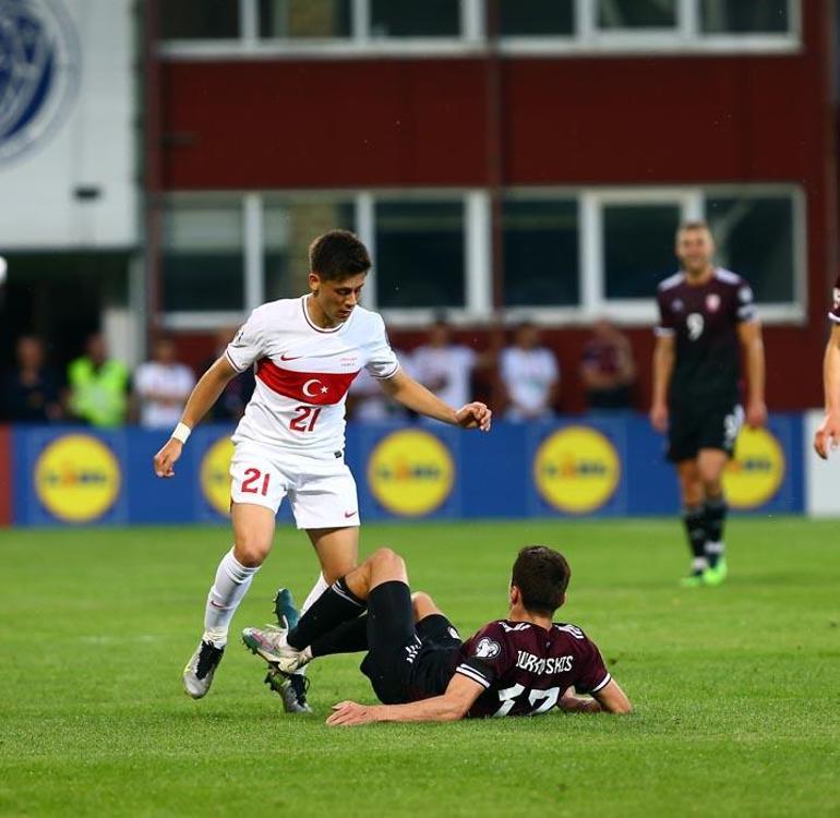 Letonya-Türkiye maçına Abdülkerim Bardakçı ile Arda Güler damgasını vurdu