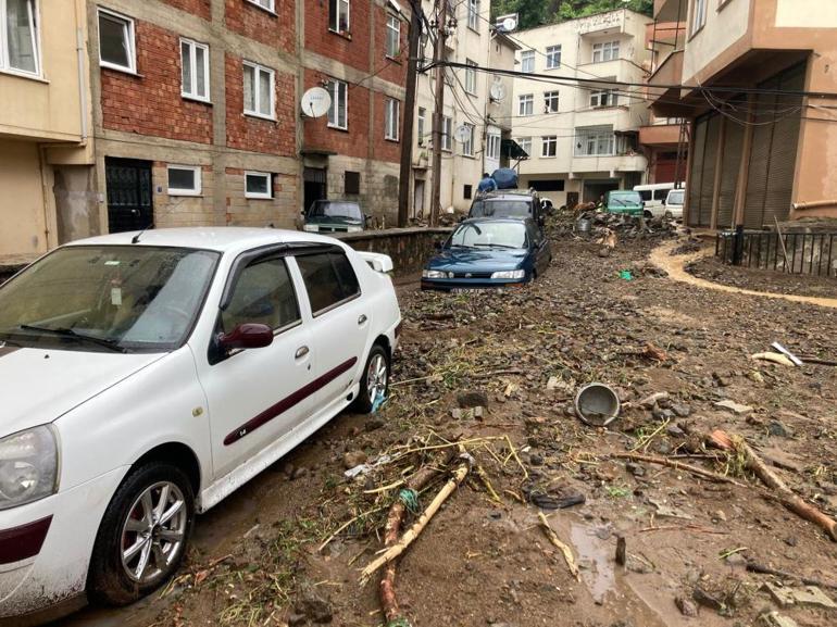 Giresunda sel, su baskını, heyelan Belediye başkanı açıkladı: Bir ev tamamen kayıp