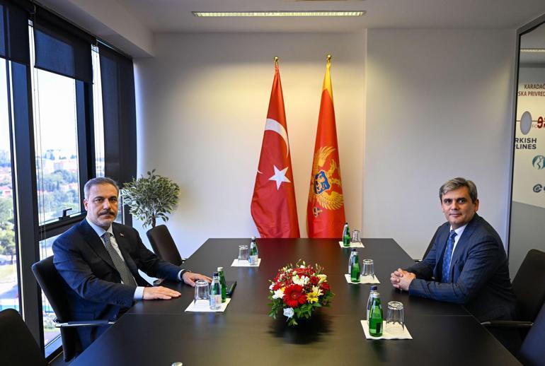Bakan Fidan, Karadağ Başbakan Yardımcısı İbrahimoviç ile görüştü