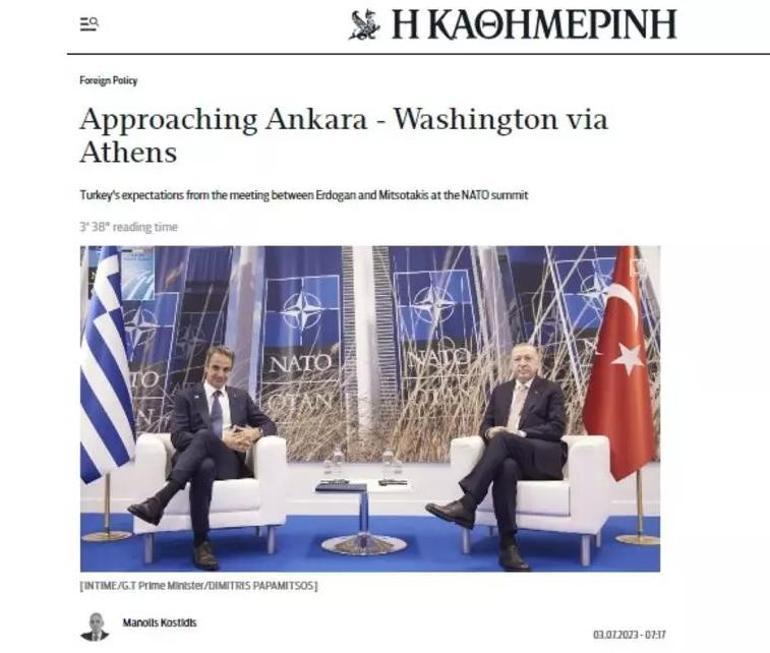 Yunan basınından F-16, Ege Denizi ve İsveç yorumu: Erdoğan meydan okudu