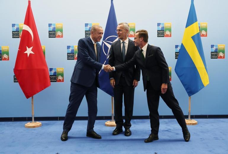 Litvanyadaki 3lü zirveden sonuç çıktı Türkiyeden İsveçe NATO vizesi