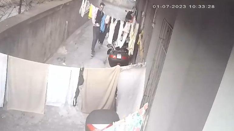 Kadın iç çamaşırı sapığı Kameralara böyle yakalandı: Normal bir hırsızlık değil