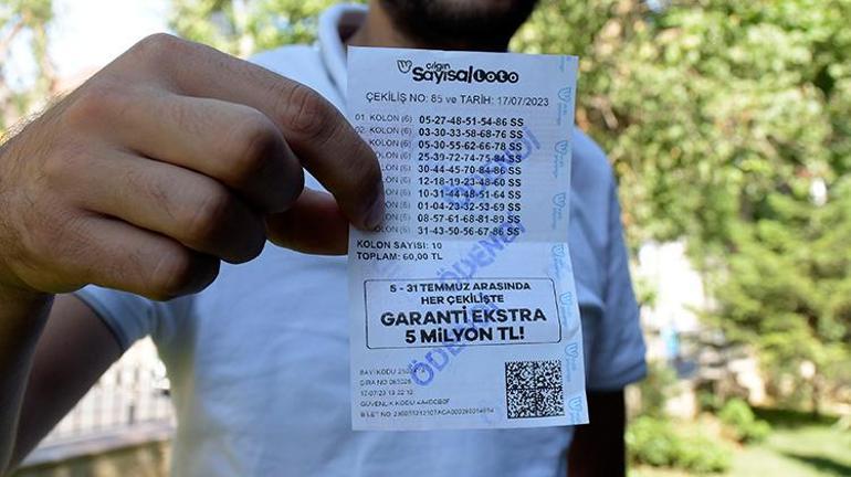 60 liralık Sayısal Loto oynadı 47 milyon TL kazandı İkramiyle ne yapacağını açıkladı