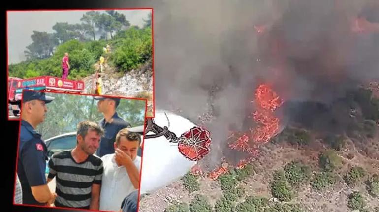 Antalya ve Manisada orman yangını Devlet hastanesi ile yerleşim yerleri tahliye edildi