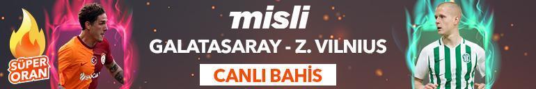 Galatasaray - Zalgiris Vilnius maçı Tek Maç ve Canlı Bahis seçenekleriyle Misli.com’da
