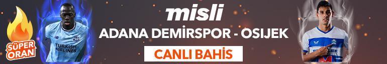 Adana Demirspor - Osijek maçı Tek Maç ve Canlı Bahis seçenekleriyle Misli.com’da
