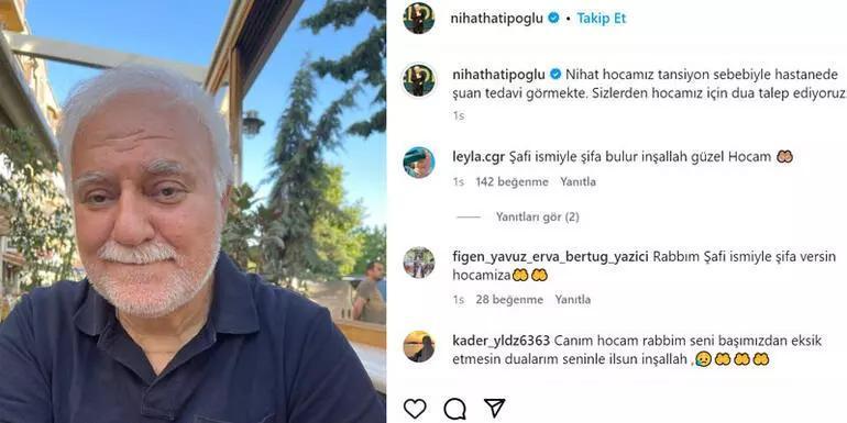 Ünlü İlahiyatçı Prof. Dr. Nihat Hatipoğlu hastaneye kaldırıldı