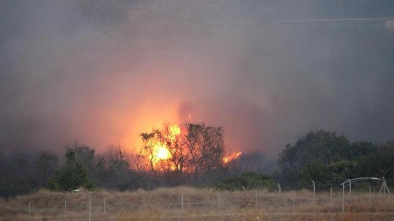 Çanakkale Geliboluda maki yangını ormana sıçradı