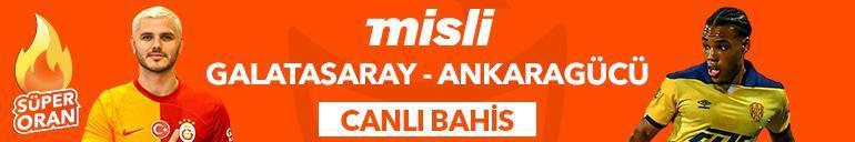 Galatasaray -  Ankaragücü maçı Tek Maç ve Canlı Bahis seçenekleriyle Misli.com’da