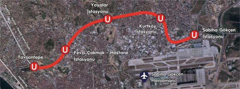 Pendik–Sabiha Gökçen Havalimanı Metro Hattı 1 yaşında Bakan Uraloğlu: 9 milyon yolcuya hizmet verdi