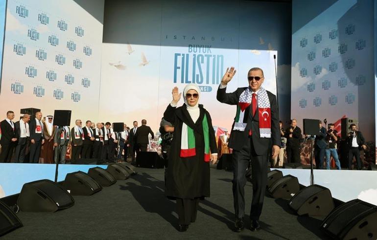 Büyük Filistin Mitingi Cumhurbaşkanı Erdoğan: Gazze için kıyamdayız