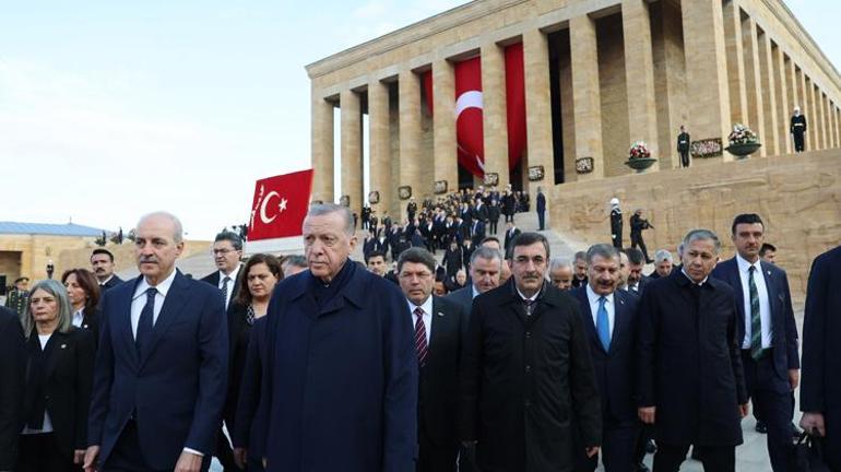 10 Kasım Atatürkü Anma Töreni... Cumhurbaşkanı Erdoğan: Taraf değil, hakem konumdayız