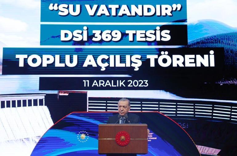 369 tesisin açılış töreni Cumhurbaşkanı Erdoğan: Enflasyonun ateşi düşmeye başladı