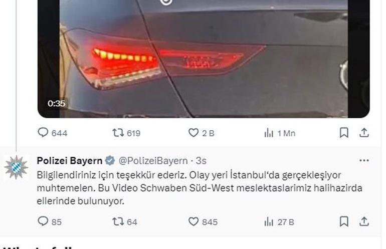İstanbuldaki kadın dayağına Alman polisinden takip