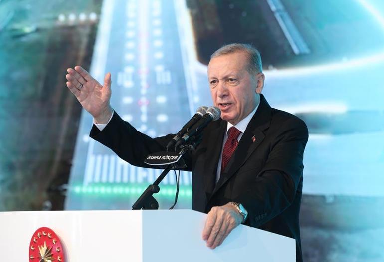 Sabiha Gökçen Havalimanına 2.pist Cumhurbaşkanı Erdoğan: Terör baronları bizi yolumuzdan çeviremez