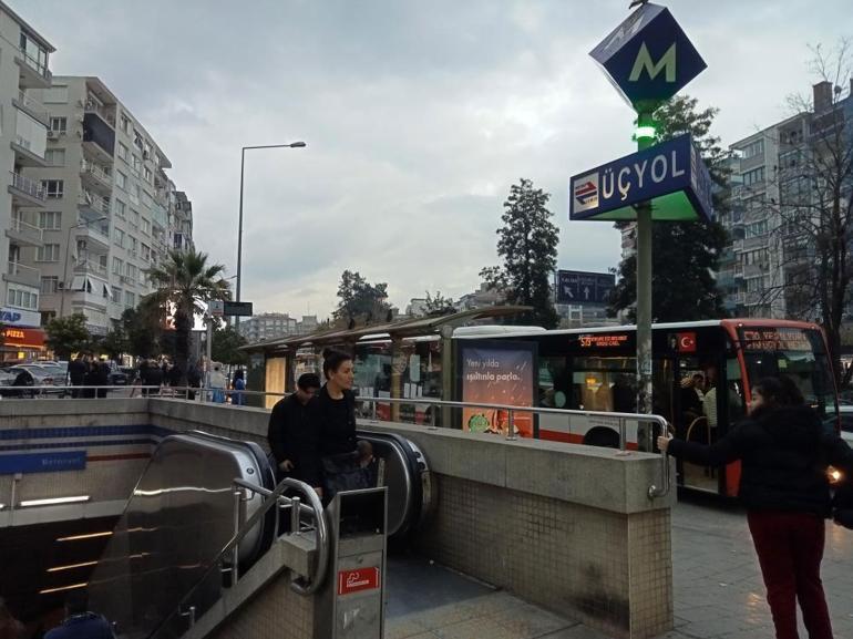 İzmirde metroda yürüyen merdiven kazası: 5 yaralı