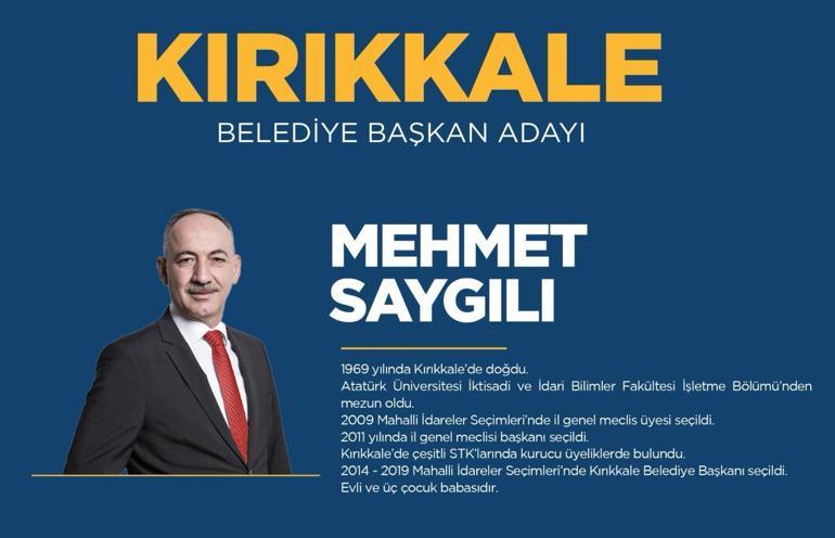AK Parti Kırıkkale belediye başkan adayı kim oldu 2024 AK Parti Kırıkkale belediye başkan adayı Mehmet Saygılı kimdir, nereli, kaç yaşında