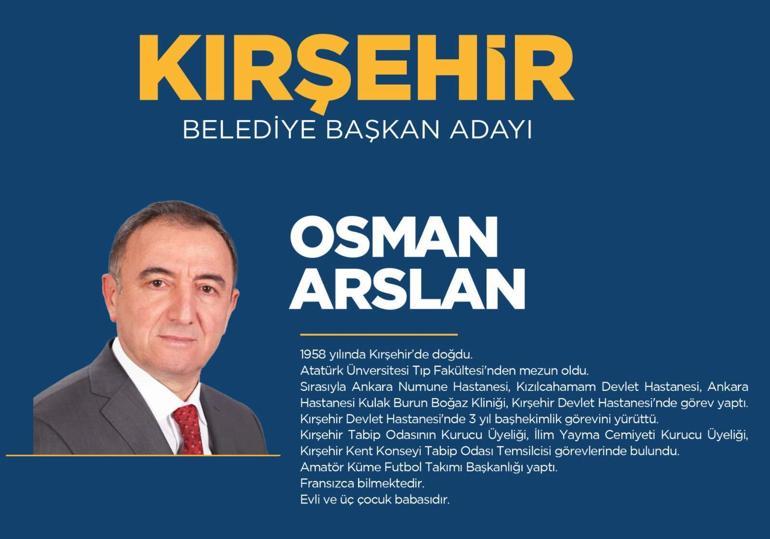AK Parti Kırşehir belediye başkan adayı kim oldu 2024 AK Parti Kırşehir belediye başkan adayı Osman Arslan kimdir, nereli, kaç yaşında